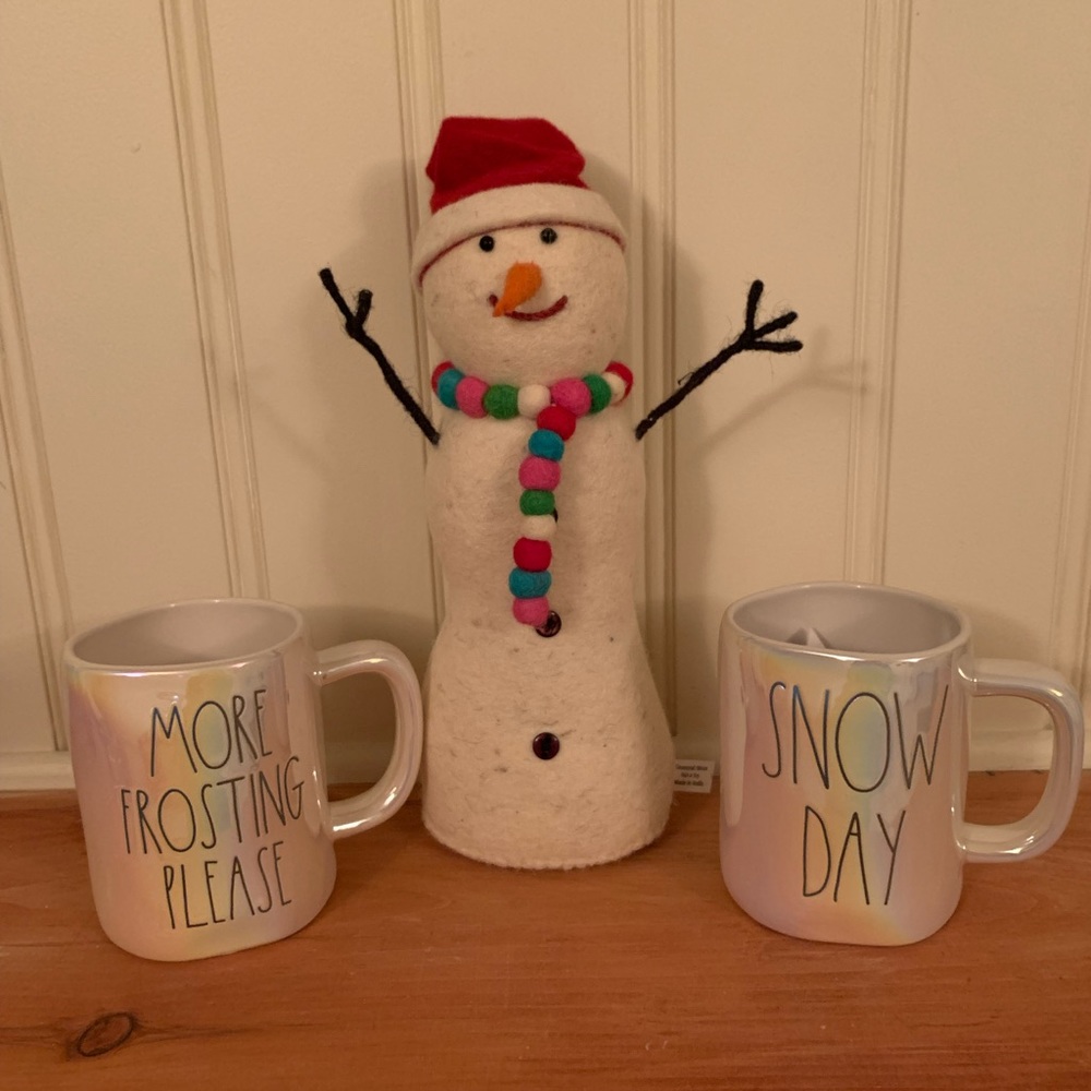 Rae Dunn iridescent mug set